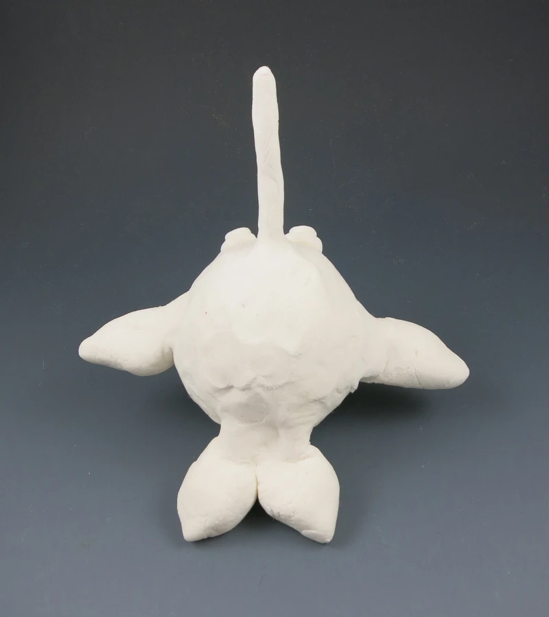 Nifty Narwhal Clay Figurine